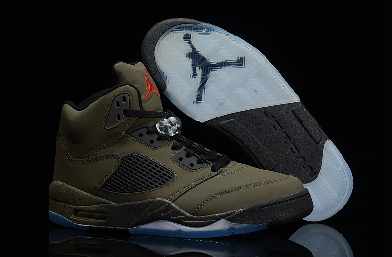 Air Jordan 5 Mens Shoes Brown/Black Online